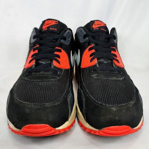 Nike Air Max 90 Essential Infrared Shoes 537384-006 Infrared Black Mens Size 13 - Picture 3 of 9
